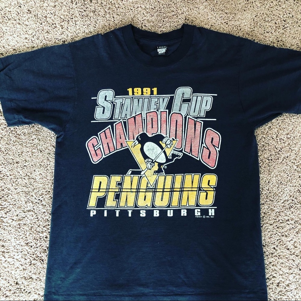 Vintage Pittsburgh Penguins Stanley Cup Tee